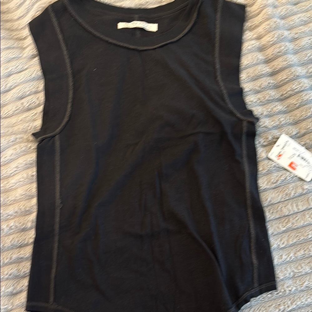 Black Sleeveless Top NWT we the free